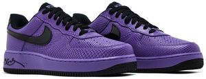 Zapatillas Nike Air Force 1 Low Purple Unisex Estilo Baloncesto con Cordones, Punta Redonda, Parte Superior Sintética y Suela de Goma - Product Image 4