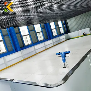 Durable 1220x2440mm 4x8 Feet Artificial Synthetic Ice Rink Tiles/panels/boards