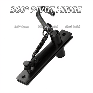 Cerniera in Acciaio Rimovibile, Cerniera Fissa con <span class=keywords><strong>Perno</strong></span> <span class=keywords><strong>per</strong></span> Facile Pulizia, Accessorio di Ricambio <span class=keywords><strong>per</strong></span> <span class=keywords><strong>Mobili</strong></span> e Porte di Armadi - Product Image 2