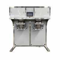 Máquina Automática de Llenado de Polvo de Doble Cabezal, Equipo de Empaquetado de Fertilizantes de Acero Inoxidable