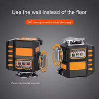 Laisai LSG6682 Nivel de láser verde claro fuerte de alta precisión compatible con bricolaje con nivel electrónico reversible infrarrojo fino