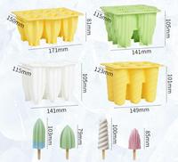 Moules à glaces créatifs et écologiques en silicone de qualité alimentaire, formes personnalisées, pour la fabrication de glaces maison