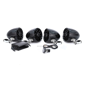Nuevo Sistema de Sonido Estéreo <span class=keywords><strong>AOVEISE</strong></span> MT452 para ATV, UTV y Motocicletas, Impermeable, ABS, IP65, 4x50W, Anti-Robo, Control Remoto, FM, MP3, USB, Amplificador - Product Image 1