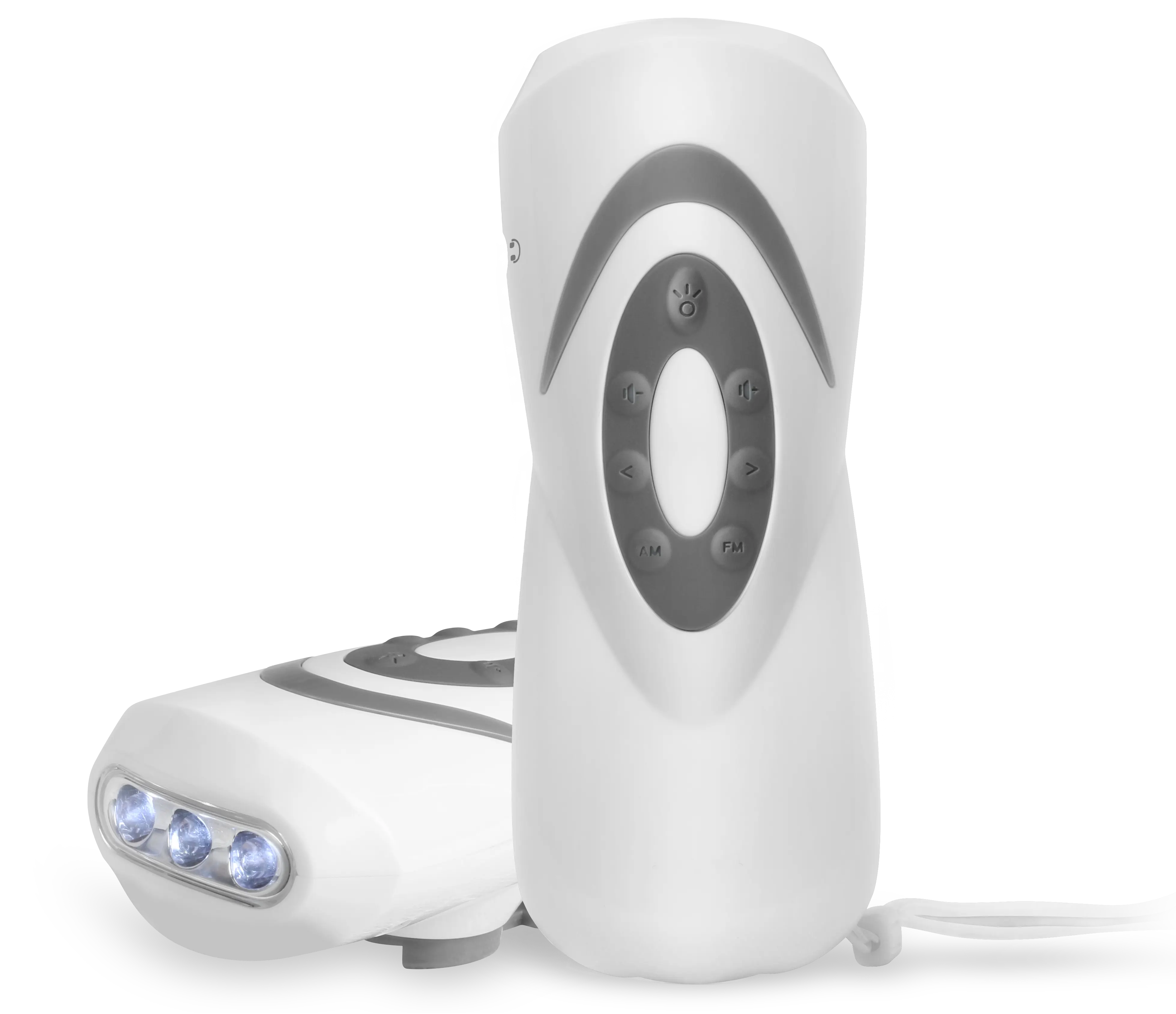 Best Mini Pocket Crank Emergency FM/AM Radio With 3 PCS LED Flashlight And USB Cell Phone Charger