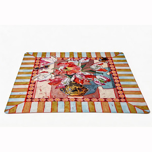 Tapete de Mahjong Americano Pintado a <span class=keywords><strong>Mano</strong></span>, Superventas, Impermeable, de Goma, Antideslizante, Fácil de Limpiar, para el Mercado de EE. UU./UE - Product Image 5