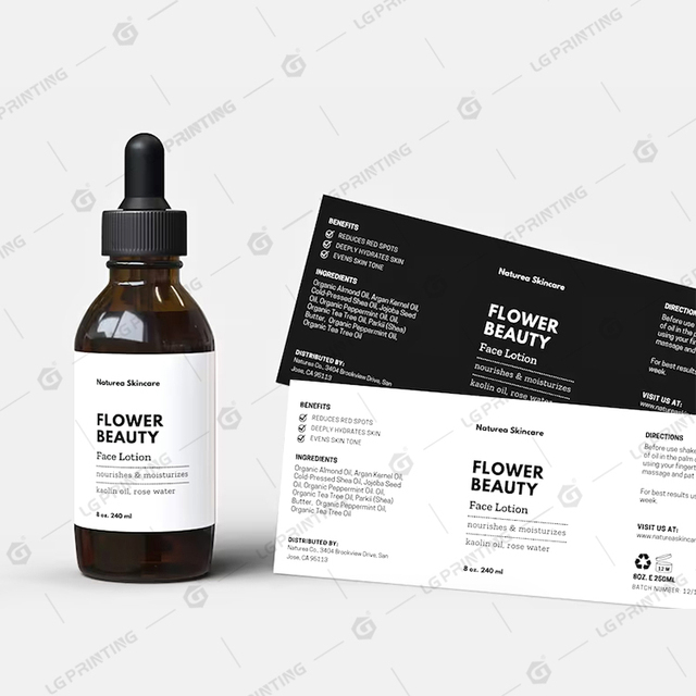 Professional Custom Adhesive Bottle Label Printing for Water Label