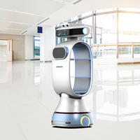 Robot de livraison IA programmable, robot serveur pour restaurant, robots de livraison commerciaux à vendre