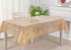 Bán buôn sang trọng PVC dùng một lần Khăn trải bàn không thấm nước hoa mẫu thiết kế cho đám cưới bên tiệc chiêu đãi & nhà ăn uống sử dụng - Product Image 3