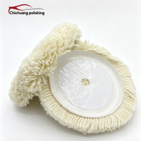 Tampon de polissage en laine de haute qualité pour le polissage du vinyle automobile |   Tampon en laine pour polisseuse rotative pour le detailing automobile