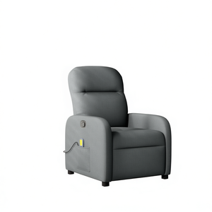 Sillón Reclinable de Masaje de Tela Gris Oscuro, Masaje Corporal Completo, Uso Doméstico, Recargable por USB - Product Image 1