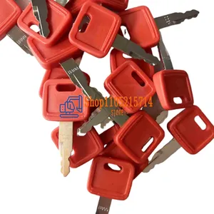 2/6/10 pièces Clés de contact H800 pour excavatrice JDR, bulldozer Case, <span class=keywords><strong>Fiat</strong></span>, <span class=keywords><strong>Hitachi</strong></span>, New Holland AT194969 AT147803 - Product Image 4