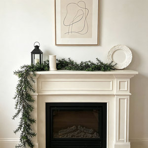 Planta Artificial de 170 cm, <span class=keywords><strong>Guirnalda</strong></span> de Romero Artificial, Decoración de Pared, Arco, Escalera, Vestíbulo de Hotel - Product Image 1