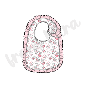 Vêtements pour bébé Lapin de Pâques Vêtements en coton Pyjamas Barboteuse pour nouveau-né avec attache-sucette Bavoir en tissu pour enfants Coming Home Outfit - Product Image 4