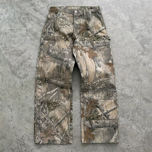 Custom Wholesale Streetwear Casual Camoflouge Tracksuit Men Carpenter Cargo Pants and Zipper Reals Tree <b>Camo</b> <b>Jacket</b> Set - Product Image 4