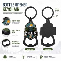 Llavero Abridor de Botellas de Esmalte Suave/Duro con Diseño Personalizado de Dibujos Animados Divertidos de Comida, con Anillo Metálico, Regalo de Recuerdo