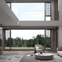 Ventana de Aluminio para Techo, Claraboya de Aluminio para Casas, Ventana Corredera de Vidrio, Arco Doble, Insonorizada, Ventanas para Casa