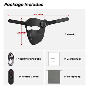 Nouveauté Masque de Lumière Rouge Anti-rides 3D Thérapie Lumineuse Contrôle Sans Fil Masque de Lumière Rouge à 4 Longueurs d'Onde pour la Beauté - Product Image 4