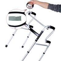 Vente en gros de aides à la marche médicales pliantes en alliage d'aluminium léger de haute qualité pour adultes, personnes âgées, personnes handicapées, réadaptation