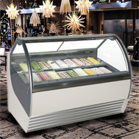 Star Hotel Restaurant Restauration commerciale Équipement de cuisine Vitrine Gelato pour l'installation d'approvisionnement de l'industrie des services alimentaires