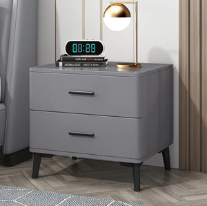 <span class=keywords><strong>Mesita</strong></span> de <span class=keywords><strong>noche</strong></span> inteligente con <span class=keywords><strong>pantalla</strong></span> táctil, mueble de sala de estar con 3 cajones y diseño moderno - Product Image 3