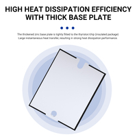 Ltwhrc-relais à courant continu monophasé SSR- 10DA /25DA/40DA, monophasé, à l'état solide contrôle, avec couvercle anti-poussière en plastique, dissipateur thermique 220v