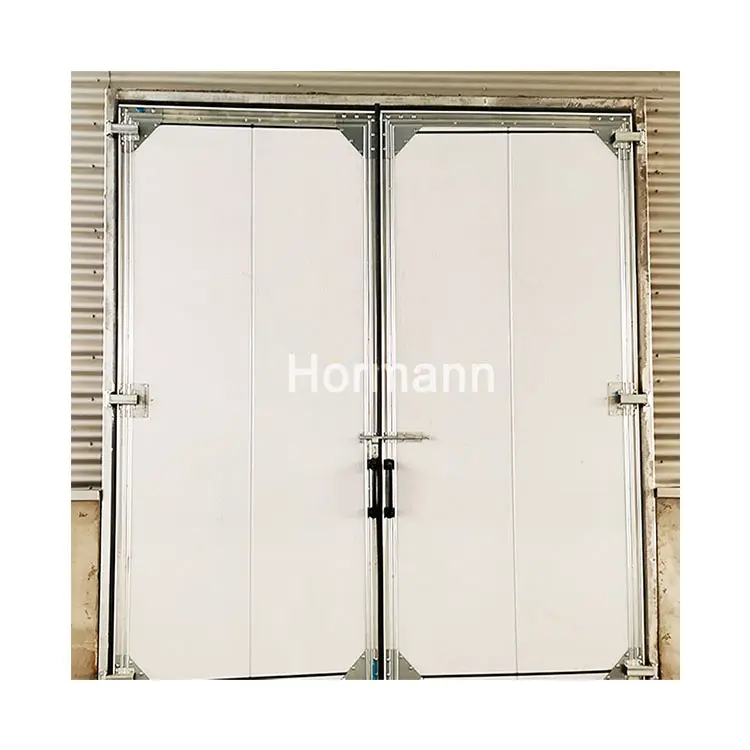 Складной ветрозащитный цвет, хорошая герметизация, промышленная плоская дверь из алюминиевого сплава