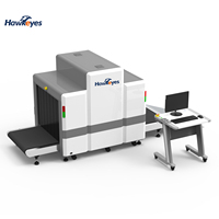Scanner de bagages à rayons X Hawkeyes surdimensionné 1000*800mm, pénétration de plaque d'acier de 12mm, résolution 1920x1080, haute sécurité