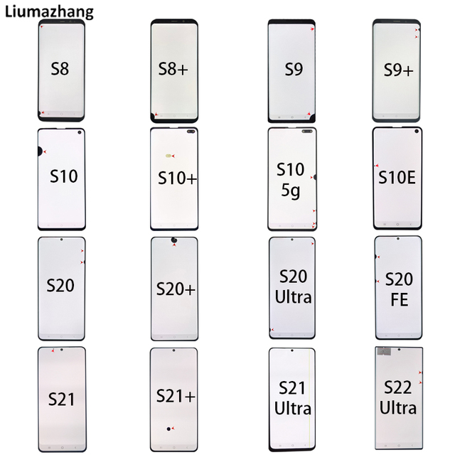 Original Mobile Phone LCDS for Samsung Galaxy S8 S9 S10 S10E S20 S21 S22 Plus Ultra Display Touch Screen Assembly With Dots