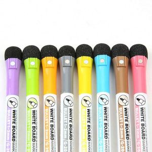 Marqueurs effaçables magnétiques en gros avec capuchon gomme, faible odeur, pointe fine, pour tableau blanc - Product Image 3