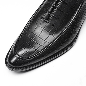 S0068X Nuevos Zapatos Oxford Ligeros de Otoño para Hombre, de Cuero Genuino, con Punta Cerrada, Sin Cordones, Formales, Bordados, para Novio - Product Image 6