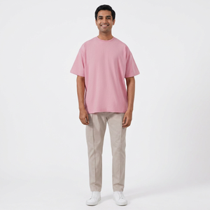 Camiseta de Alta Calidad 100% Algodón 210gsm con Logotipo Personalizado en el Cuello, Manga Corta, Ropa de Trabajo, Publicitaria, para Hombre, Tejido de Punto - Product Image 1