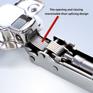 Гардеробные шарниры для шкафа, бесшумные гидравлические двери шкафа, невидимые двери, закрывающие петли с 3D регулировкой, 1 шт. - Product Image 4