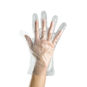 Jia Zhanli Disposable Vinyl Gloves Full <b>Texture</b> <b>Powder</b> Free Non Sterile For Food Processing - Product Image 1