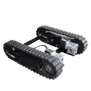 Châssis de transport sur chenilles tout-terrain, petit véhicule agricole à chenilles en caoutchouc, semelle de chenille intelligente - Product Image 5