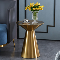 Table basse moderne et durable en métal de luxe, mobile, pour salle à manger et salon, usage domestique et hôtelier