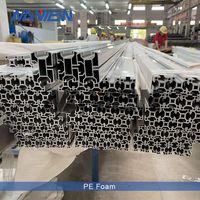 Profilé d'extrusion d'aluminium 8080 80X80 80x80 des fabricants chinois Profilés en alliage d'aluminium pour couper le soudage par flexion