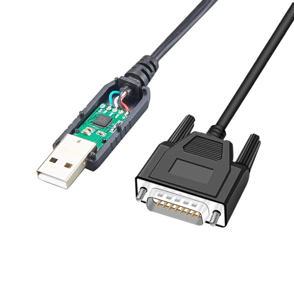 Usb Naar DB15 Rs 232 485 Seriële Converter Kabel