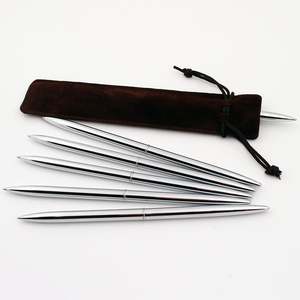 Stylo bille métallique de luxe personnalisé pour hôtel, largeur d'écriture 1,0 mm, avec logo gravé au laser - Product Image 4