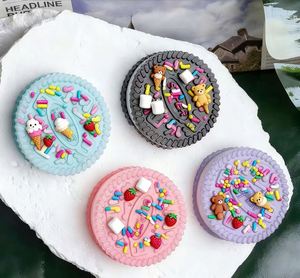 Cookie Kawaii Food <b>Chocolate</b> Rebound Taba Squishy Factory Direct Paw Unique clear Silicone Fidget Slow Rebound Stress Relief Toy - Product Image 3