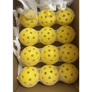Sac en filet jaune à 40 trous pour balles de pickleball National Taxes, équipement d'entraînement - Product Image 2