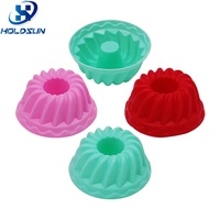 Moule à muffins réutilisable en silicone de qualité alimentaire pour bricoler soi-même petit outil de cuisson en spirale pour gâteau fondant
