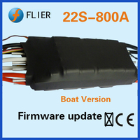 Surfjet 22S 800A RC Brushless Water-cooling Speed Controller 90V ESC untuk Pengendali Kecepatan Kapal & Perahu RC