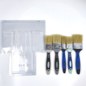 Pinceau industriel haut <span class=keywords><strong>de</strong></span> gamme PMS pour bricolage, avec manche en plastique épaissi à poils raides, personnalisable OEM - Product Image 3