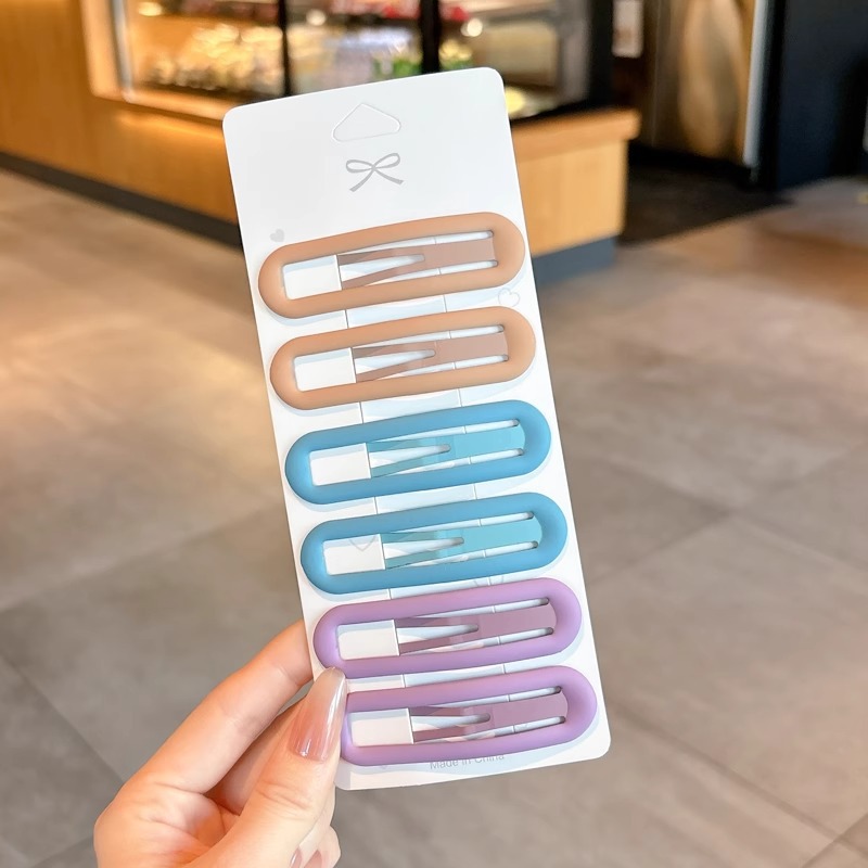 khaki +blue+purple 6pcs