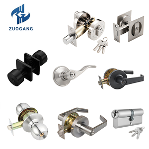 Khóa cửa tròn phòng ngủ chất lượng cao, chống cháy, bảo vệ an ninh, tay nắm cửa trong nhà, khóa chìa khóa - Product Image 1