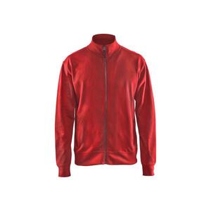 BLAKLADER - 337111585600XS <b>Sweatshirt</b> with full zip Red - EAN 7330509469613 <b>WORK</b> HOODIES - Product Image 1