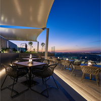 Conception d'intérieur d'hôtel de luxe arabe contemporain, solution de design complète pour l'aménagement et l'ameublement des espaces de la station balnéaire du Moyen-Orient
