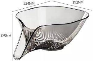 Multi-functional Drain Basket, Drainage Basket Funnel, Fruit Cleaning Bowl with Strainer <b>Container</b> Vegetable and Fruit - Product Image 3