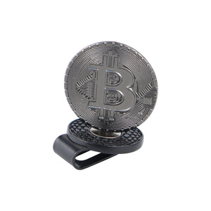 Clip Magnético Premium para Gorra de Golf con Marcador de Bola Cripto, Clip Metálico Dorado y Negro para Gorra de Golf, Regalo Deportivo Único para Golfistas - Product Image 2