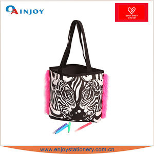 กระเป๋าพิมพ์ลายสีแบบทำมือกระเป๋าพิมพ์ลายสีม่วงกระเป๋าเจ้าหญิงแบบสร้างสรรค์ - Product Image 2